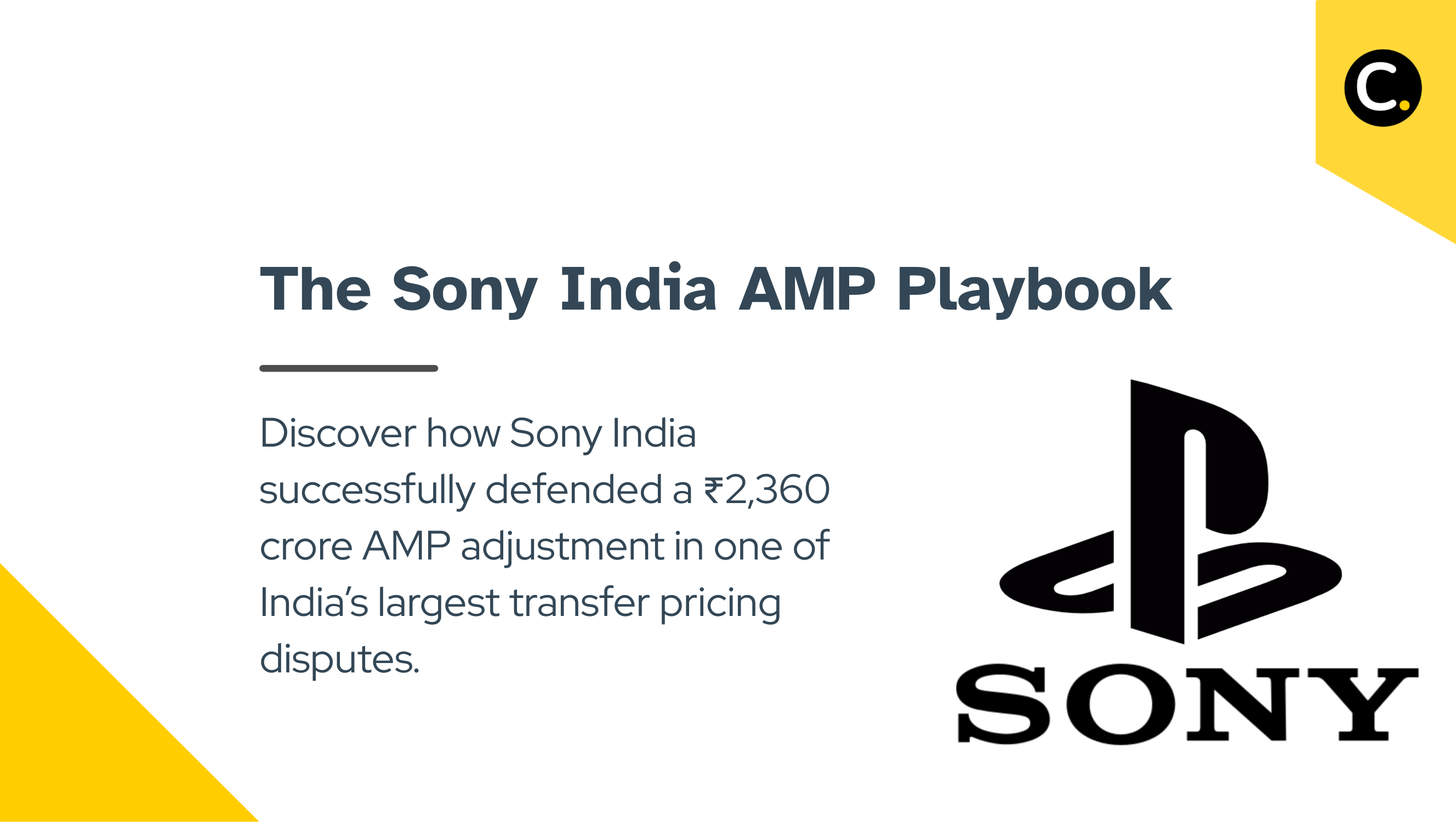 The Sony India AMP Playbook